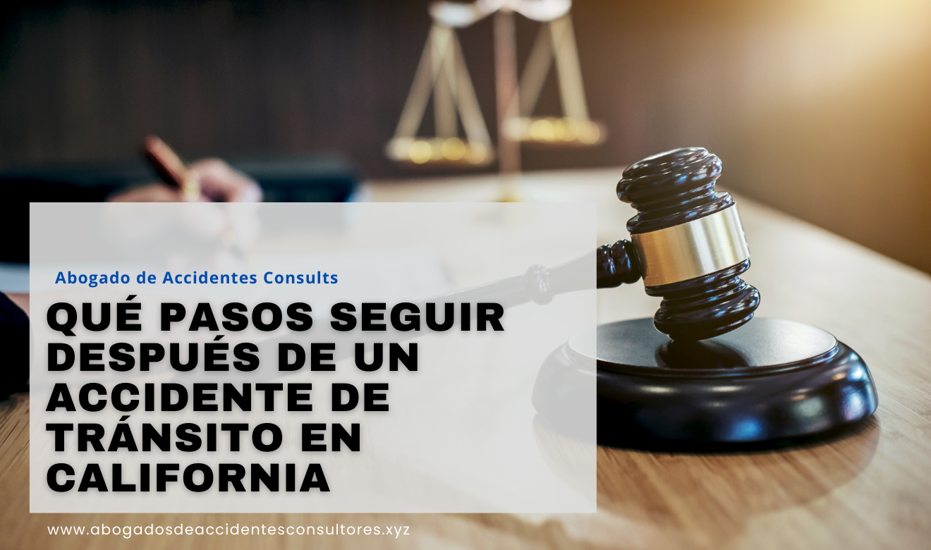 qué hacer después de un accidente