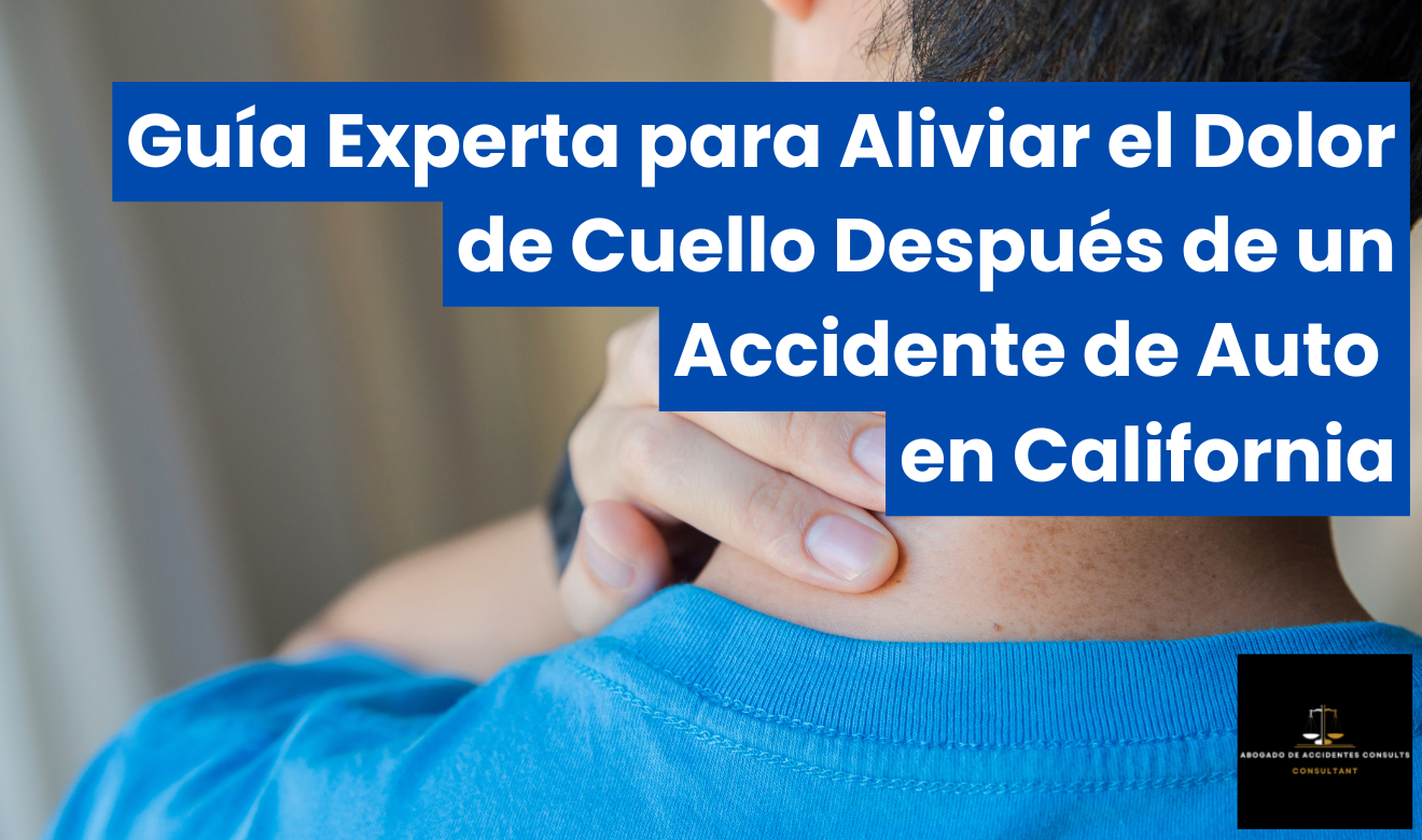 me duele el cuello después de un accidente de auto