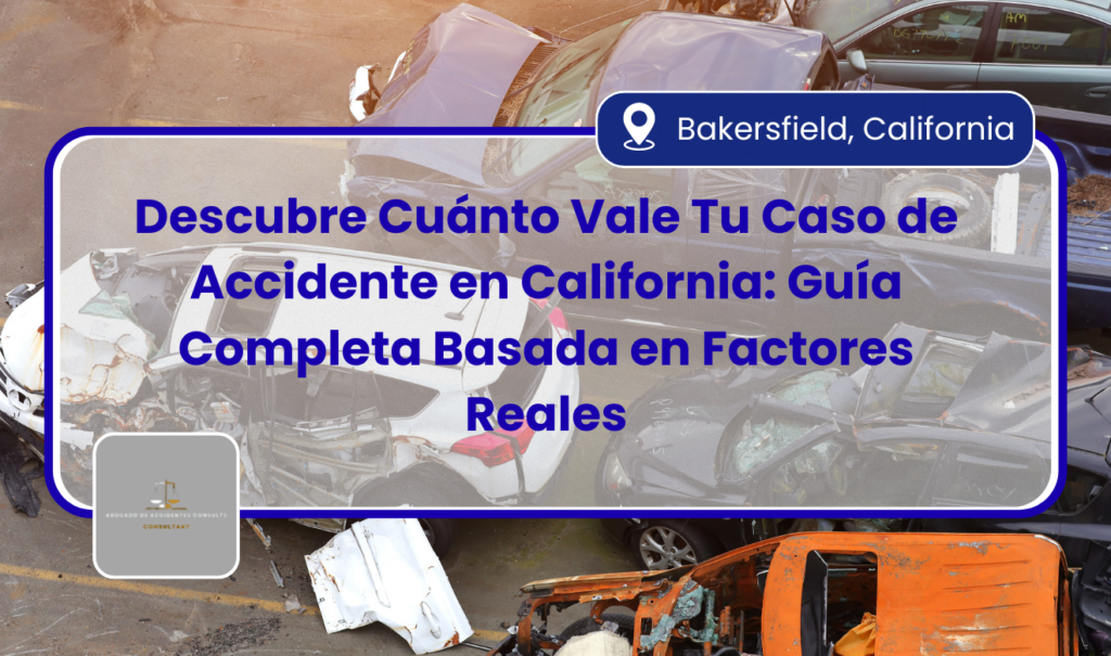 cuánto vale mi caso de accidente en California
