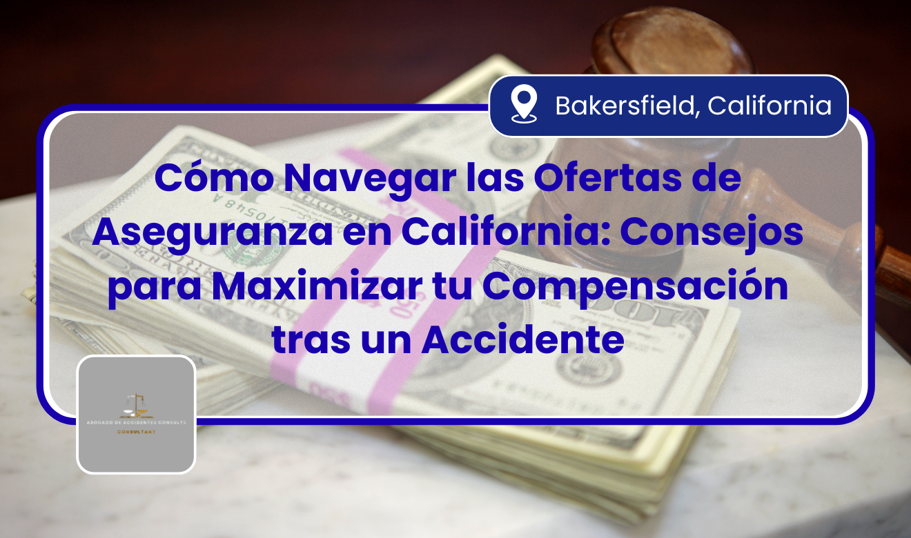 la aseguranza me ofrece poco dinero por mi accidente